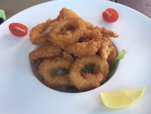 Crispy Calamari · Deep fried calamari in sweet chili sauce.
