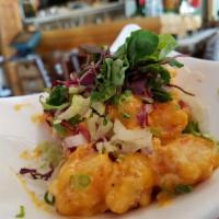 Rock shrimp  · Fried shrimp with spicy mayo souce 