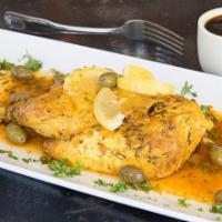 Moroccan Chk · oven roasted chicken seasoned with garlic, 
fresh cilantro, moroccan spices, green olives 
...