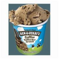 Coffee Toffee Ice Cream · Coffee Ice Cream with Fudge-Covered Toffee Pieces