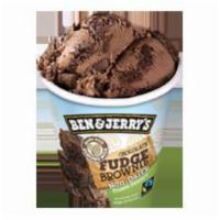 Chocolate Fudge Brownie Non-Dairy Ice Cream · Chocolate Non-Dairy Frozen Dessert with Fudge Brownies