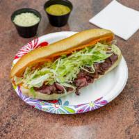 Roast Beef Hero · Boar'shead roast beef, cheese, lettuce, tomatoes Specify if need it hot or cold.