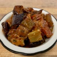Eggplant Caponata · Sweet, salty vinegary mixture of eggplant, onion, celery, and capers. Approximately 1 lb.