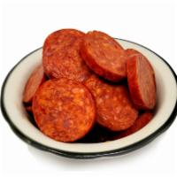Pepperoni Pint Container Fresh Cut · Our Pint container filled with freshly cut bite size slices of our delicious Pepperoni.  Tas...