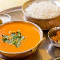 Paneer Makhani · Cubes of home made cottage cheese cooked with tomato based onion sauce and flavored with hea...