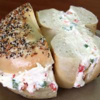 Bagel with Flavor CC · Any bagel with flavor spread. Make it toasted upon request.