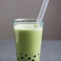 Matcha Milk Tea · Japanese Style Green Tea, (Tapioca is not included)