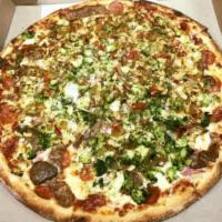Brother's Pizza · Meat and veggie mix. 