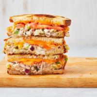 Tuna Melt Hot Sandwich · Mild fish sandwich.  