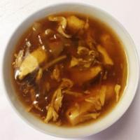 29. Hot and Sour Soup · Served with fried noodle. Hot and spicy.