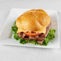 Roast Beef  · The real stuff, slow roasted, cooked medium rare with cheddar cheese on our multi grain bread.