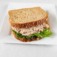 Tuna Salad Sandwich · Albacore tuna mixed with mayonnaise, celery and onions served on our country loaf bread.
