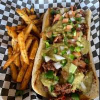 Philly Cheese Steak Sandwich · Thinly sliced ribeye, sauteed red and green bell peppers, onions, mushrooms, with your choic...