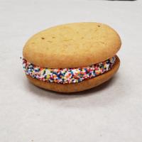 Cookie Sandwich - Sugar with Buttercream Frosting and Sprinkles · 