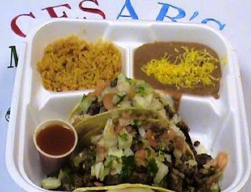 #8. Two Carne Asada Tacos Plate · Corn tortillas with tender beef steak, fresh guacamole and fresh pico de gallo. Served with rice and beans.