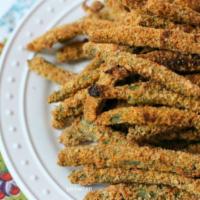 Fried Green Beans · Cooked in oil.