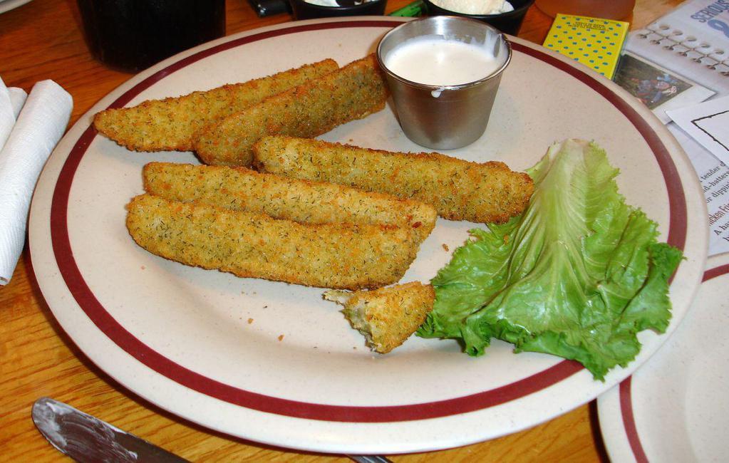 Spicy Fried Pickle · 2 pieces.