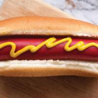 Beef Hot Dog · Sausage served on a bun. 