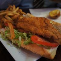 Fish Sandwich · Haddock sandwich.