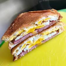 5 Grilled Ham, Egg and Cheese Sandwich (ROLL) · 