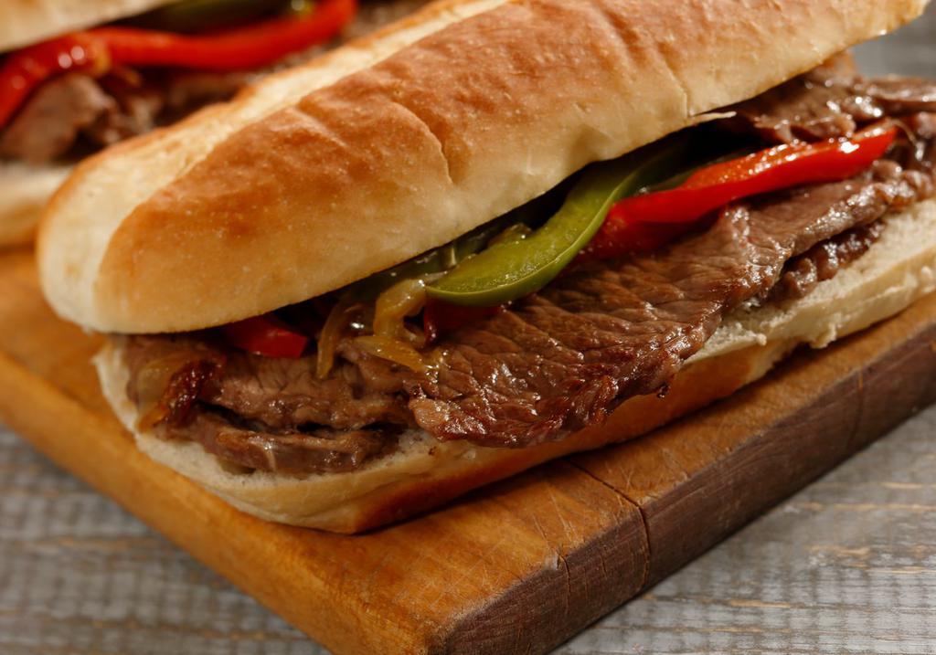 17. Steak Sandwich (hero bread) · lettuce/tomato/mayo/ketchup