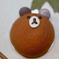 Brown Bear · Chocolate mousse with Feuilltine chocolate cake ,layer vanilla cream .
