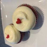 Red Velvet Cupcake · A classic Red Velvet Cupcake topped with our Almond Dream cream cheese frosting.