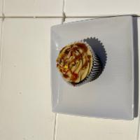 Sea Salt Chocolate Caramel · Our delicious chocolate cupcake is filled with house-made caramel, topped with our Caramel W...