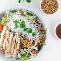 Vietnamese Salad - Chicken · grilled chicken, rice noodles, carrots, red peppers, cabbage, red onion, basil, and peanuts ...