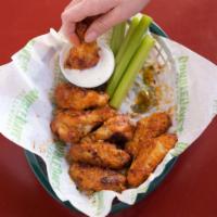 Boneless Hot Wings · 8 wings. Oven cooked boneless wings (similar to the size of chicken nuggets). Choose hot or ...
