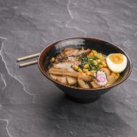 Miso Ramen · Chicken Broth,Ramen Noodles,Chashu Pork,Bamboo Shoot,Woodear Mushroom,Green Onion,Sweet Corn...
