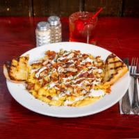 CBR Mac & Cheese Entree · Yeah, we went there. Creamy and cheesy pasta tossed with grilled chicken, bacon bits and dri...