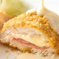Homemade Chicken Cutlet and Boar's  Head Turkey Ham Combination Sandwich · Swiss and Russian dressing or choose your favorite dressing. Includes free can soda or water.