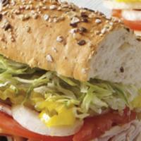 Boar's Head Salsalito Turkey sandwich · Choose your bread. White,rye, ww,bagel,multigrain, roll. Choose your dressing