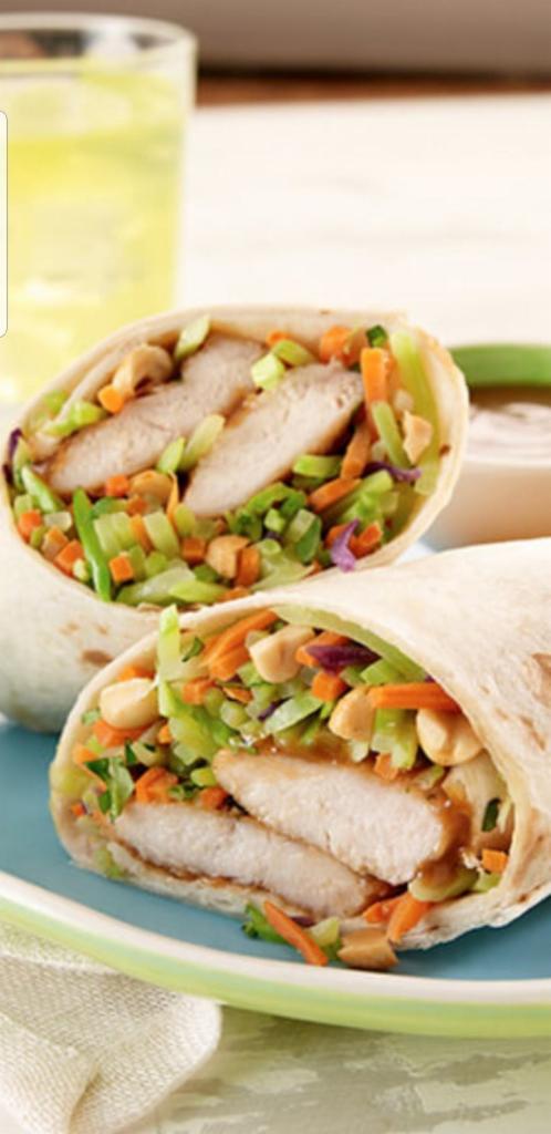 The Combo Wrap  · Choose your two types of meat,  and choose your dessing. Free can soda or water
