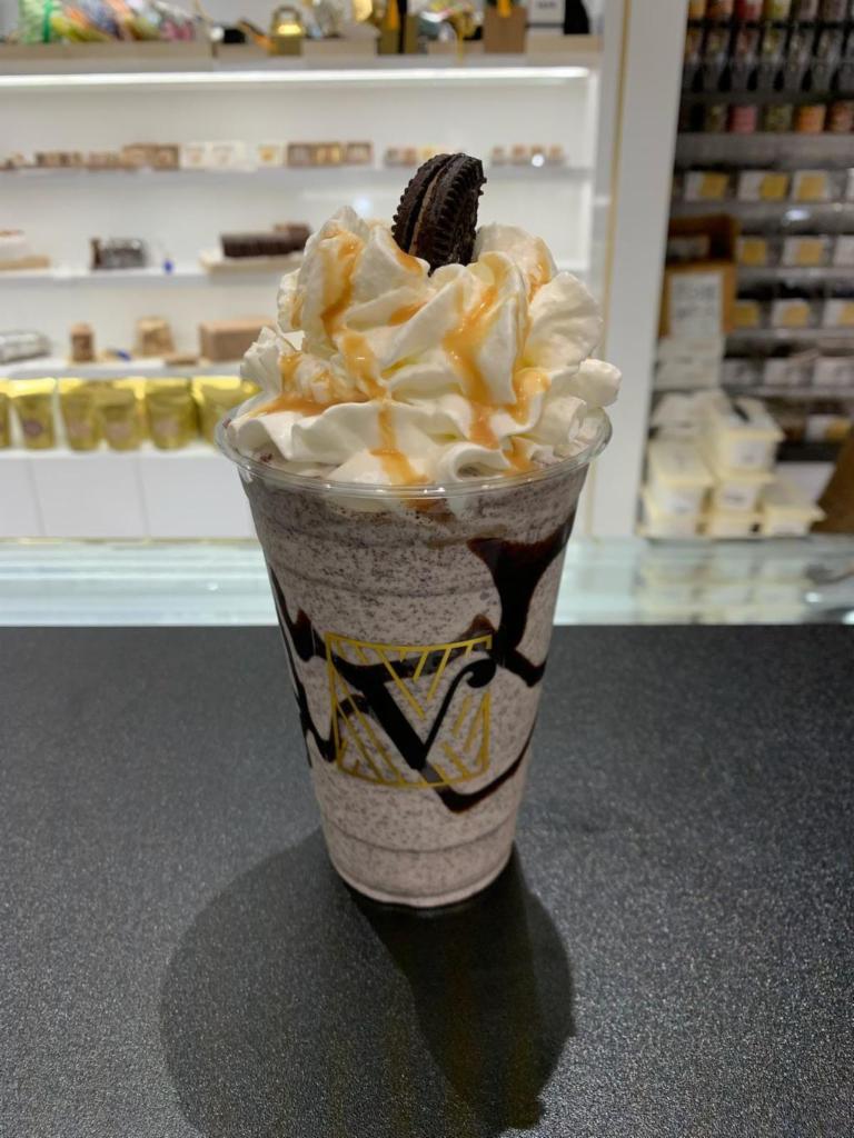 Viennese Drink · Ice cream, cookie crisper, chocolate, and milk.