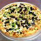 Veggie Pizza · Peppers, onions, mushrooms, eggplant and black olives.