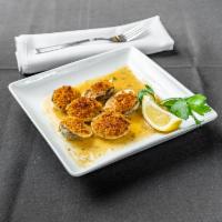Baked Clams  · Long Island's best, breaded and classically seasoned.