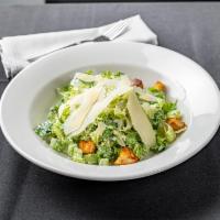 Caesar Salad  · Romaine, Caesar dressing and croutons. 