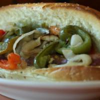 Sausage, Peppers and Onions Hero · 