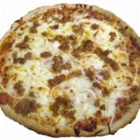 Captain’s Cattleman Low Carb Pizza · Pepperoni, sausage, ham, salami and meatballs. Hearty meat lover’s delight.