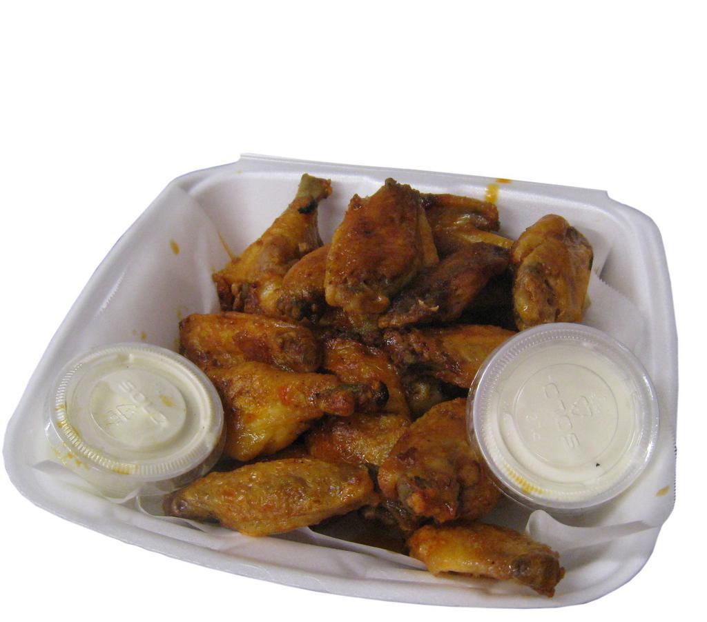 10 Boneless Wings · 10 wings. Oven roasted jumbo wings with choice of flavor.