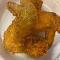 Fried Chicken Wings · 4 whole wings.