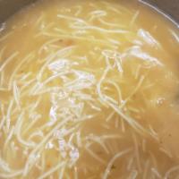 Noodle Soup · Savory light broth with noodles.