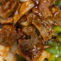 Pepper Steak with Onion青椒牛肉 · 