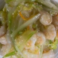 Shrimp Chow Mein虾炒面 · 