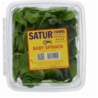 5 oz. Satur Farms Baby Spinach · Pre- packaged.
