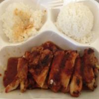 2. Spicy Chicken Teriyaki · Tender chicken marinated and char broiled with house spicy sauce. Served with steamed rice a...