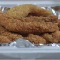 4pc Golden Fried Perch w/ reg fry  · 4 generous pieces of Golden Fried Perch seasoned and cooked to perfection. Comes with regula...