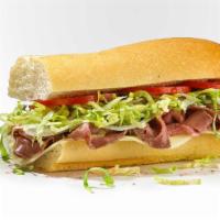 Large Roast Beef Cold Sub · Choose dressing, veggies and cheese.